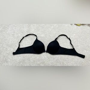 Retired Victoria’s Secret Sexy BBV Black Smooth Padded Push up Bra VS 34B 34 B